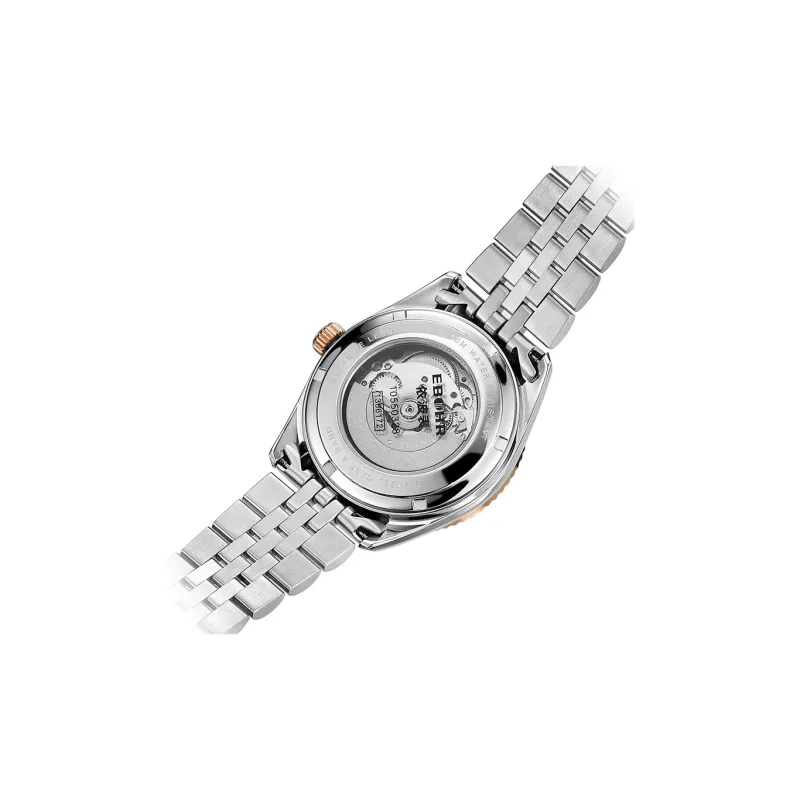 EBOHR Master Collection Mechanical Movement Stainless Steel Strap Watch Men's Watches White Dial-10
