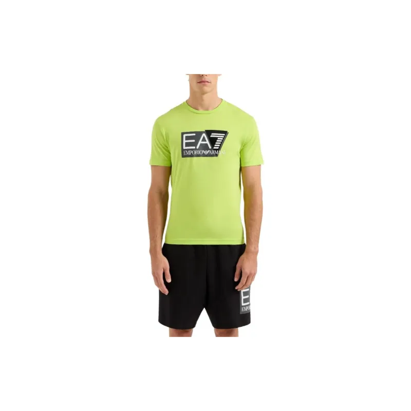 EMPORIO ARMANI EA7 SS24 T Shirt Men's Grass Green-1