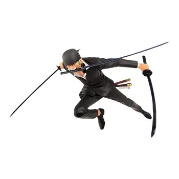 BANPRESTO Roronoa Zoro Glass Factory Ichiban Kuji One Piece Treasure Cruise Vol.1 E Prize Zoro 20cm Figure Bonus Gifts