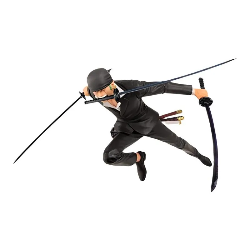BANPRESTO Roronoa Zoro Glass Factory Ichiban Kuji One Piece Treasure Cruise Vol.1 E Prize Zoro 20cm Figure Bonus Gifts-0