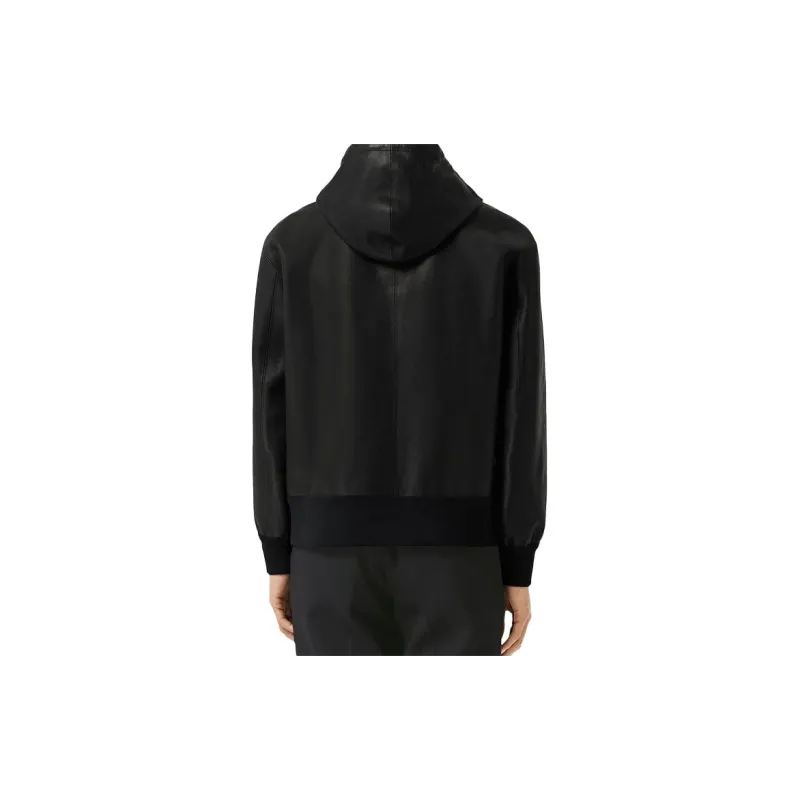 Burberry FW22 Leather Jacket Men's Black-2