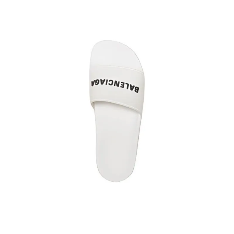 Balenciaga Pool Slides 'White' Women's-2