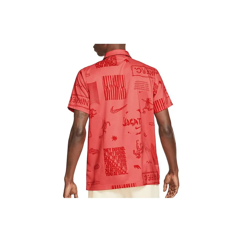 Nike Shirts Men Red-3