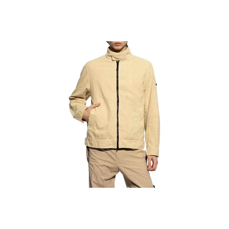 STONE ISLAND Compass badge Linen blend Jacket-2