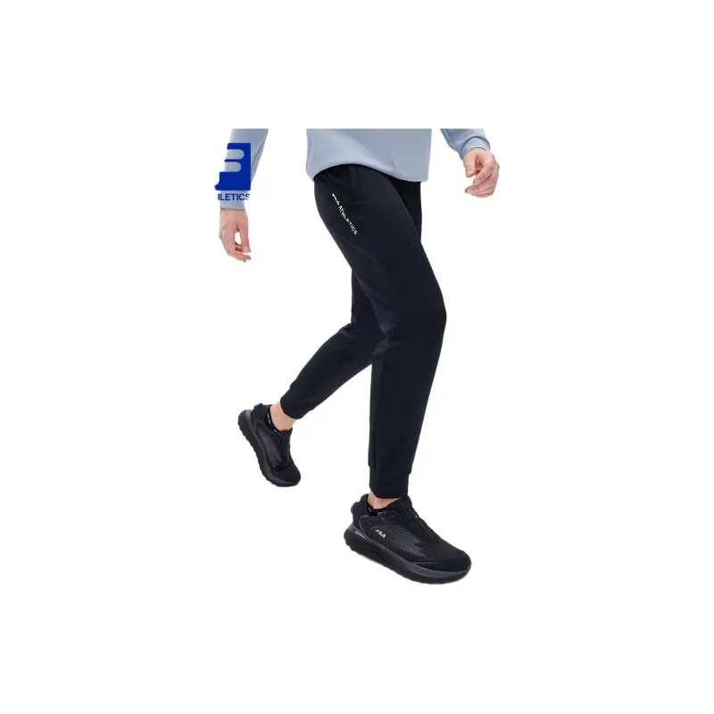 FILA Athletics Knitted Sweatpants Men's Pitch Black-3