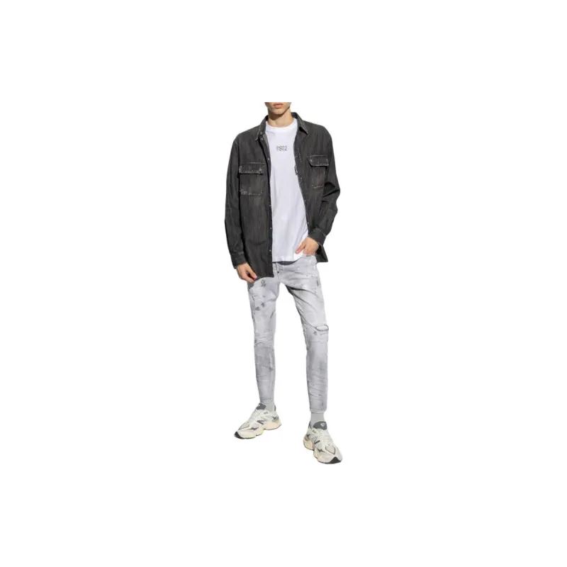 DSQUARED 2 Skater Distressed Jeans-1