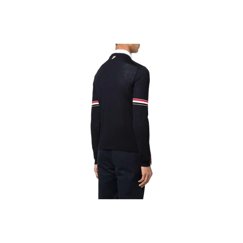 THOM BROWNE Rwb Knitted Jumper-3