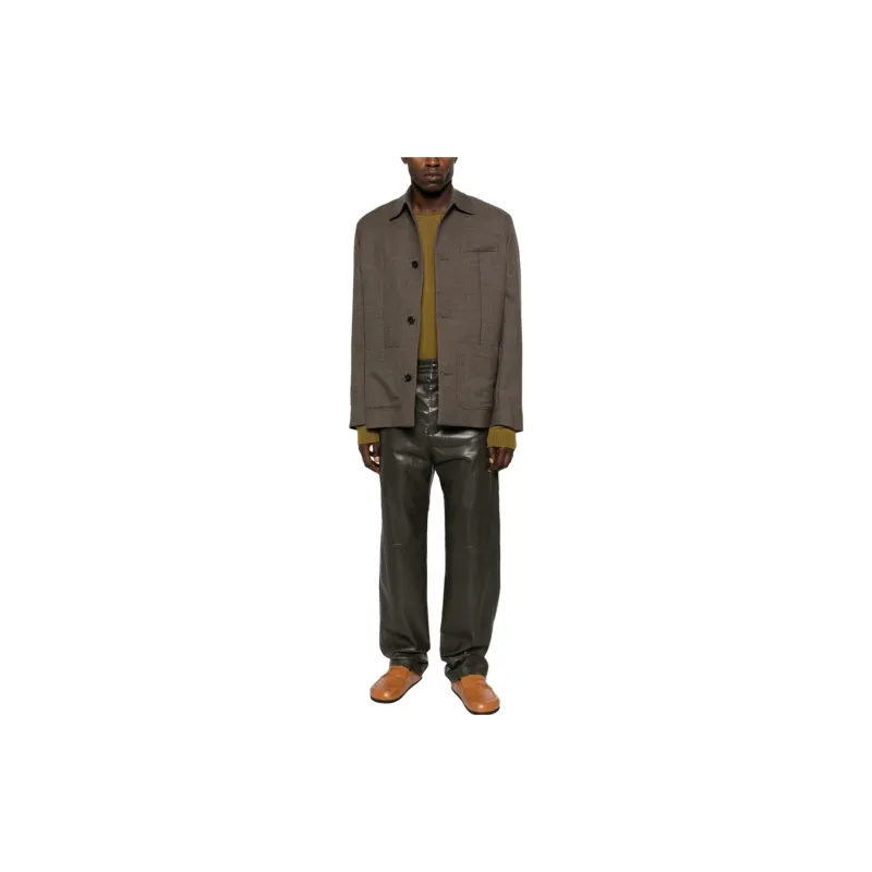 NANUSHKA Jackets Men Brown-1