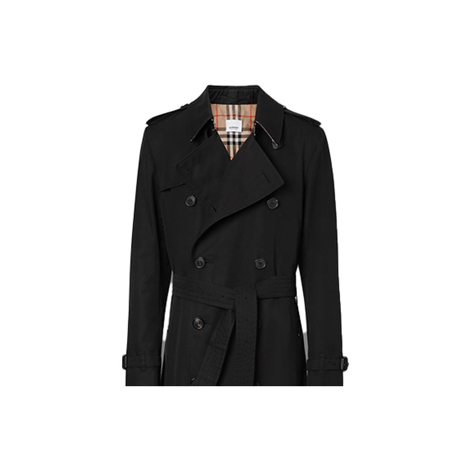 ジャケット・アウター Burberry's trench coat c100 Burberry Trench Coats Men Black - POIZON
