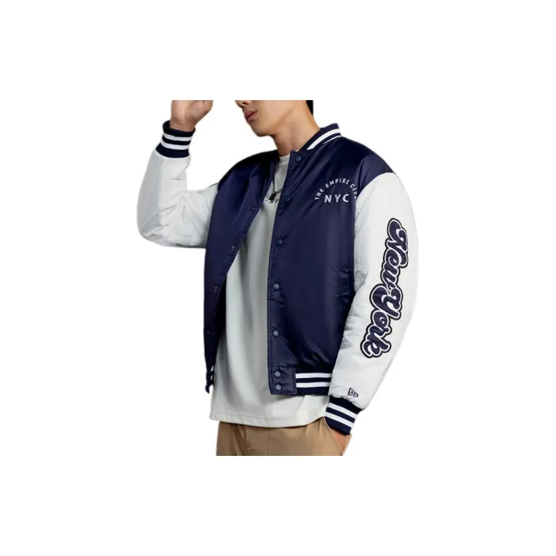 New Era Baseball Jerseys Unisex Navy Blue-3