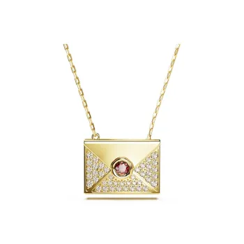 Swarovski Gold Plated Necklaces Unisex Gold