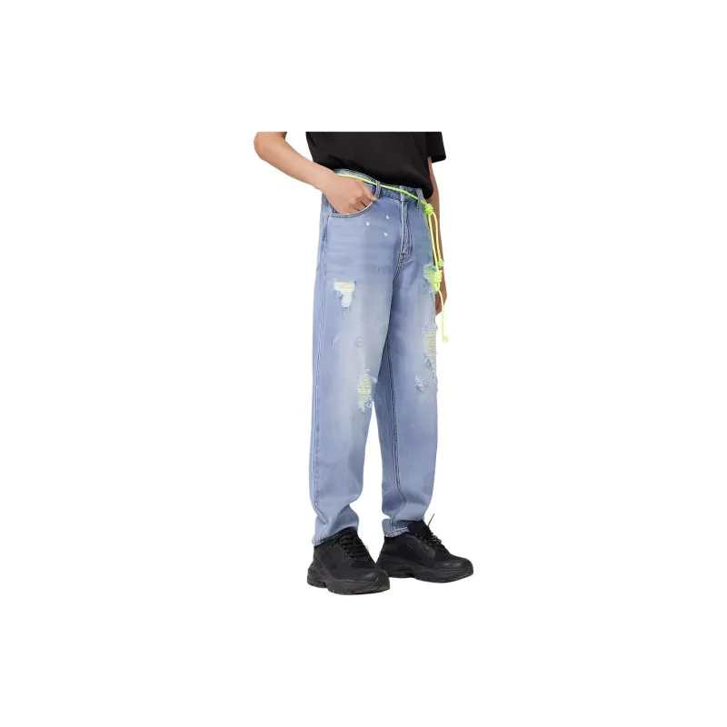 Metersbonwe Jeans Men's Denim Light Blue-4