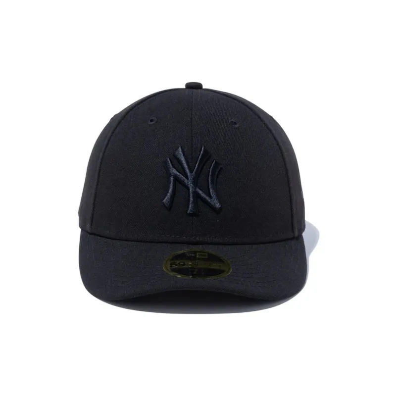 New Era Polyester Cotton Blend Baseball Caps Unisex Black-1