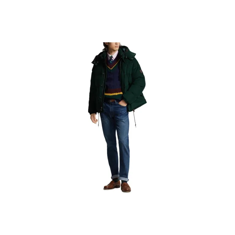 Polo Ralph Lauren SS24 Down Jacket Men's Preppy Green-1