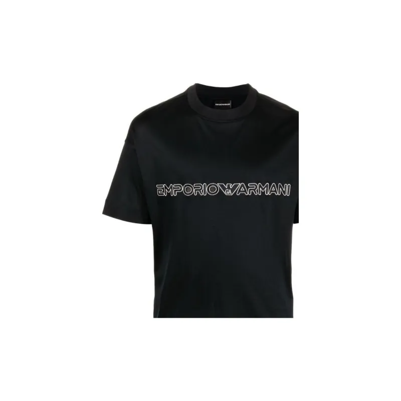 EMPORIO ARMANI T Shirts Men Dark Blue-4