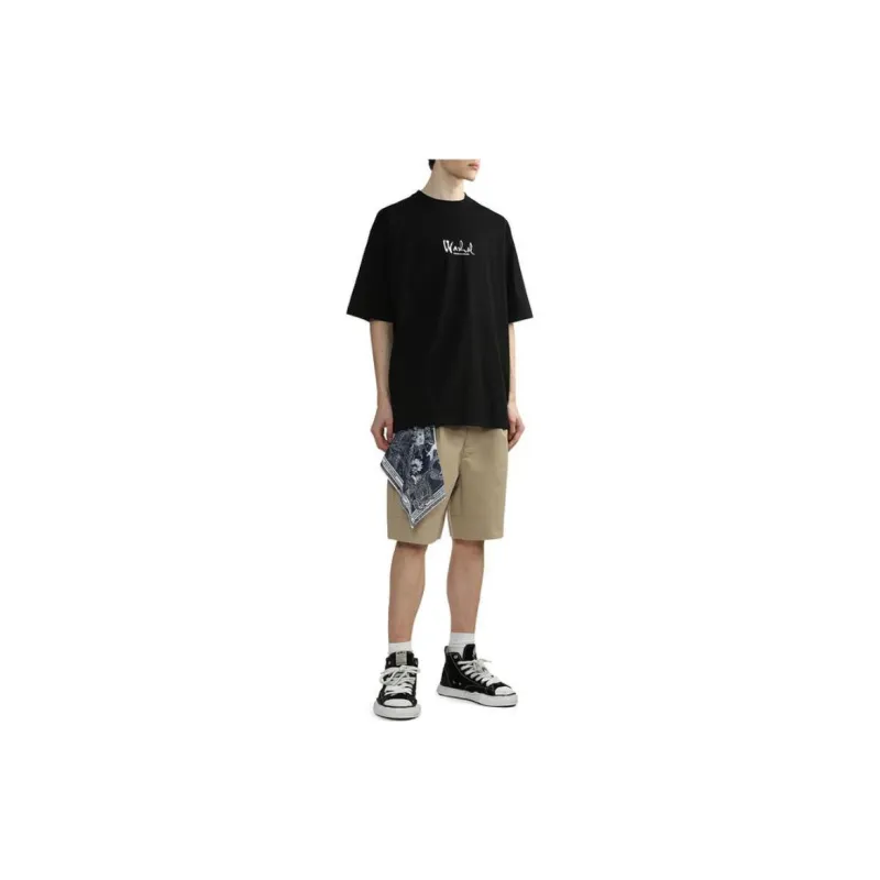 MUSIUM DIV Scarf detail Track Shorts-2