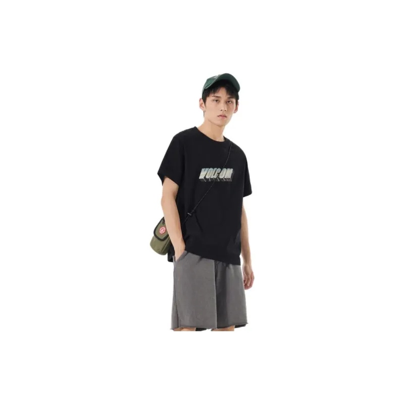 VOLCOM T-Shirts Men Black-2