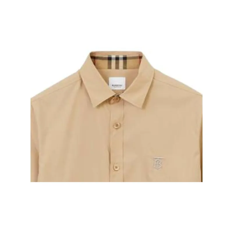 Burberry SS23 Shirt Men's Camel 80666221-2