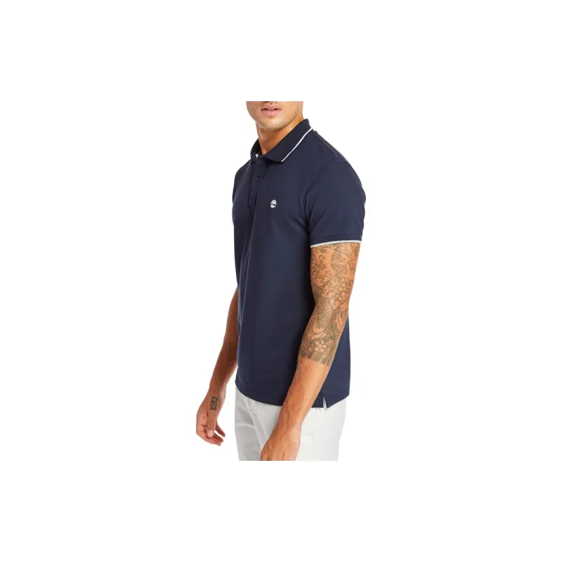 Timberland Polo Shirts Men Dark Sapphire-3