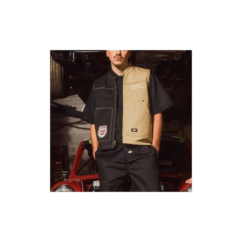 Dickies END. Co branded Paragraphs Vests Men Black-2