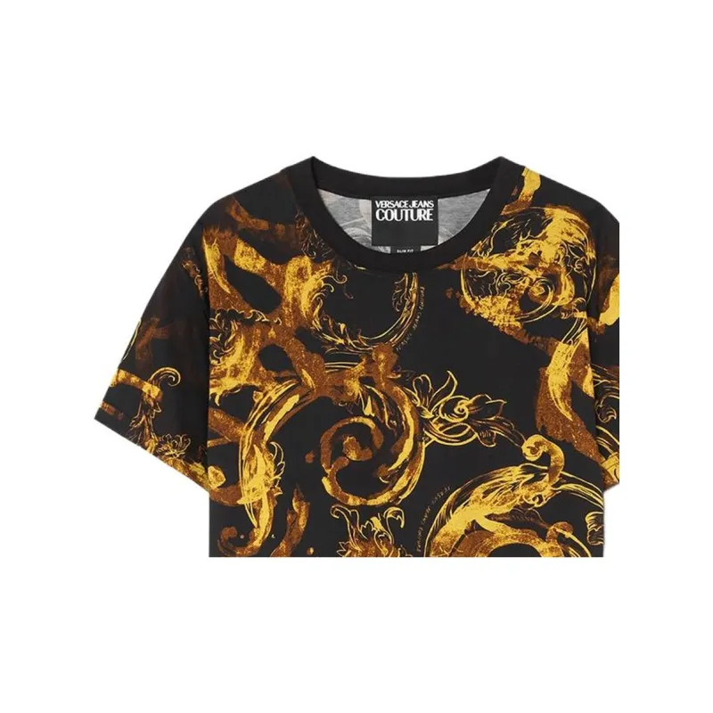 VERSACE Baroque Printed Crewneck T-Shirt-3