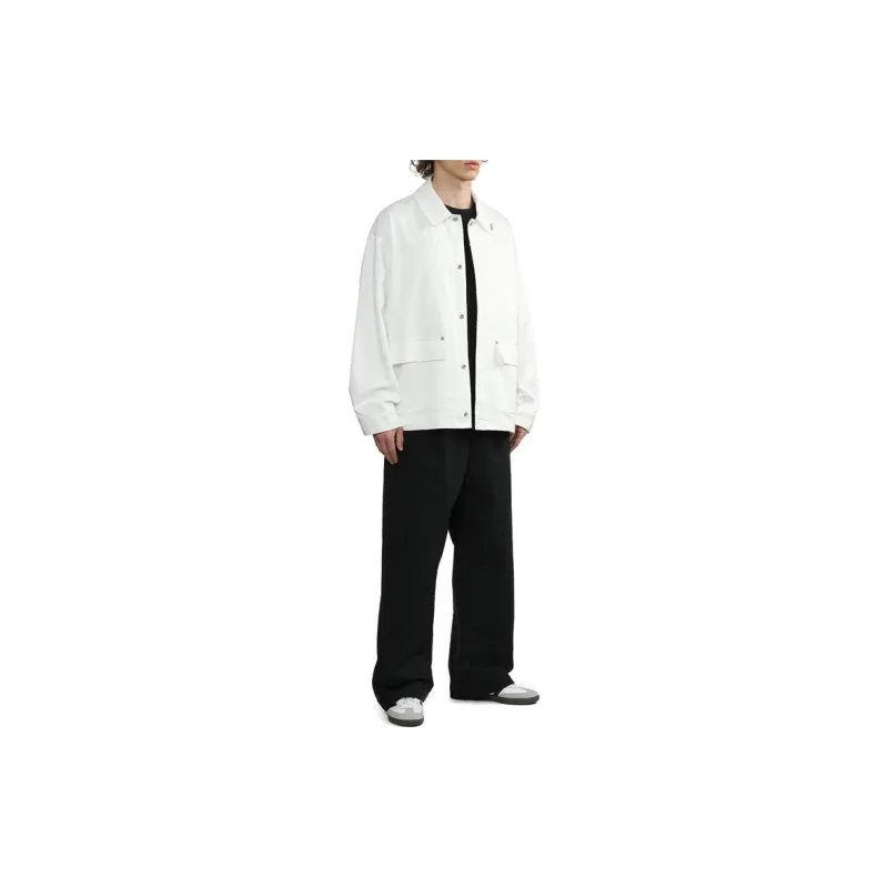 Izzue Photography print Gabardine Shirt Jacket-2