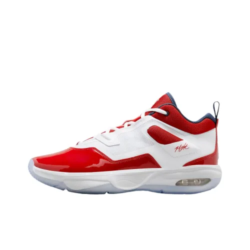 Jordan Non-slip Support Low-Top Basketball Shoes Men's Red