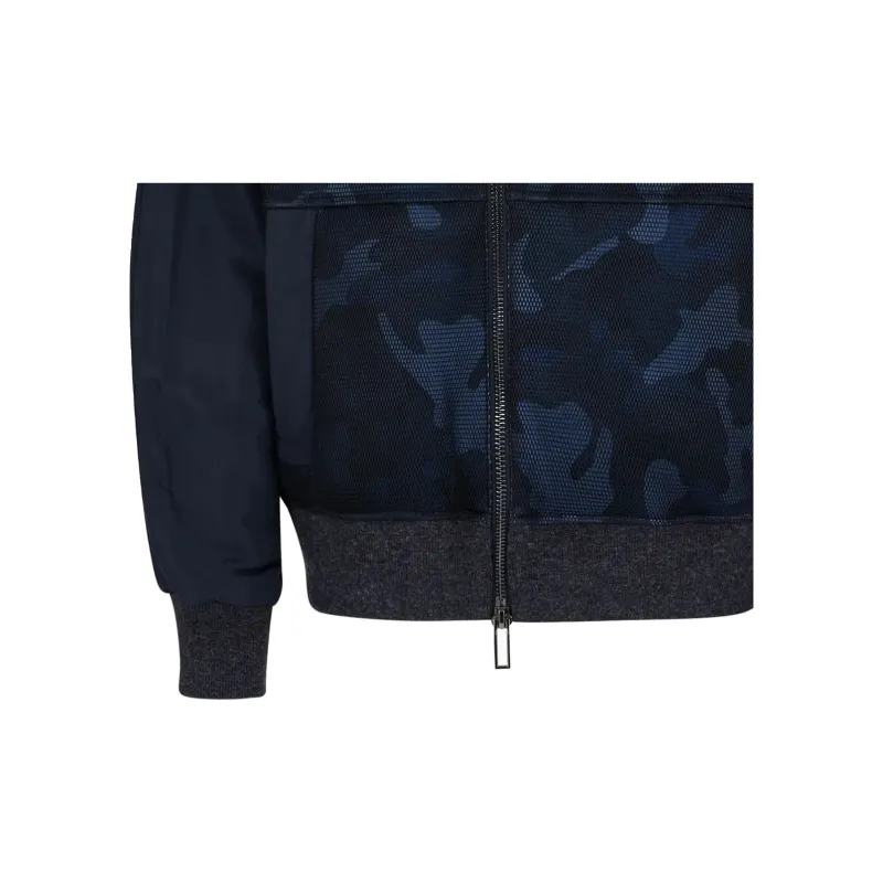 EMPORIO ARMANI Puffer Jacket Men's Marine Blue-4
