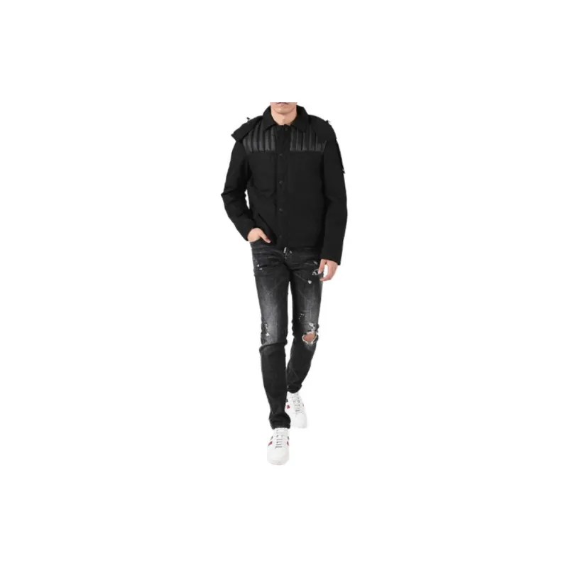 Moncler Jackets Coats Men's Black-5