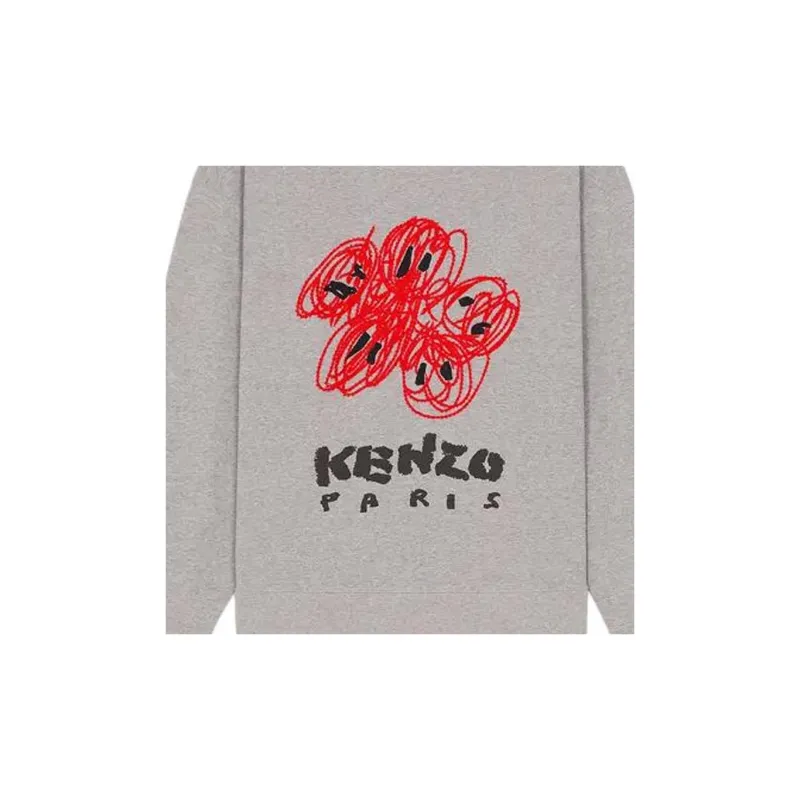 KENZO Varsity Drawn Crewneck Sweatshirt-5