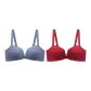 77085-B Set-Ribbed Support-Blue+Red (2 Pcs)
