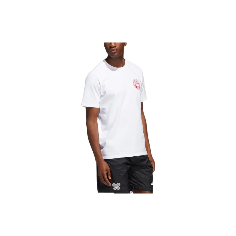 Adidas Harden T Shirt Men's White-3