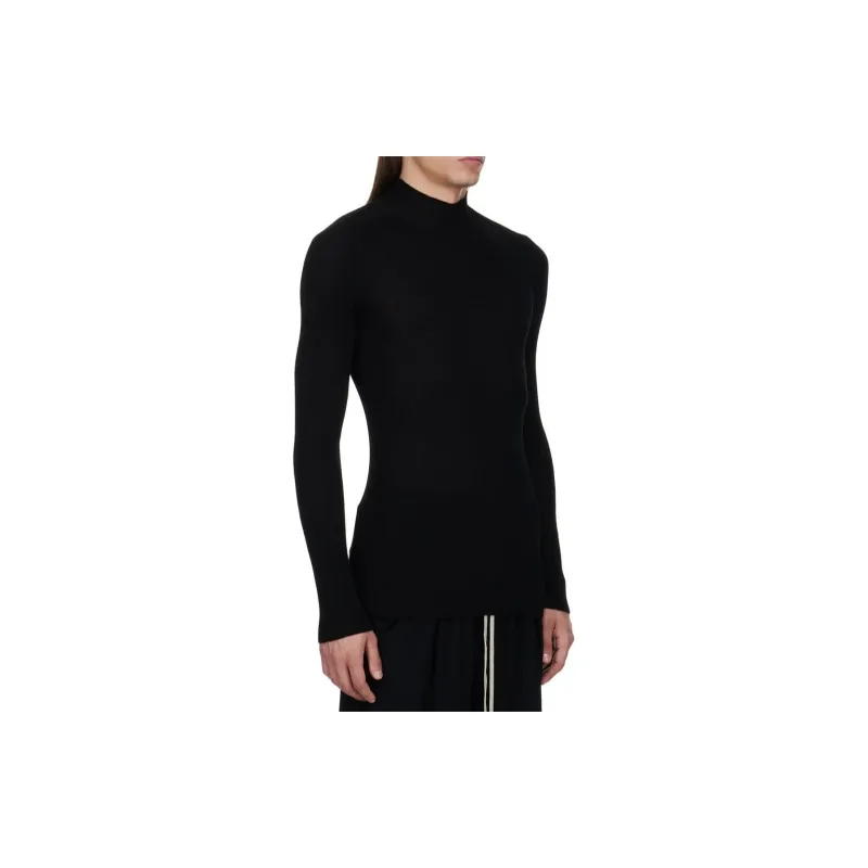 RICK OWENS Ribbed Knit Lupetto Jumper-3