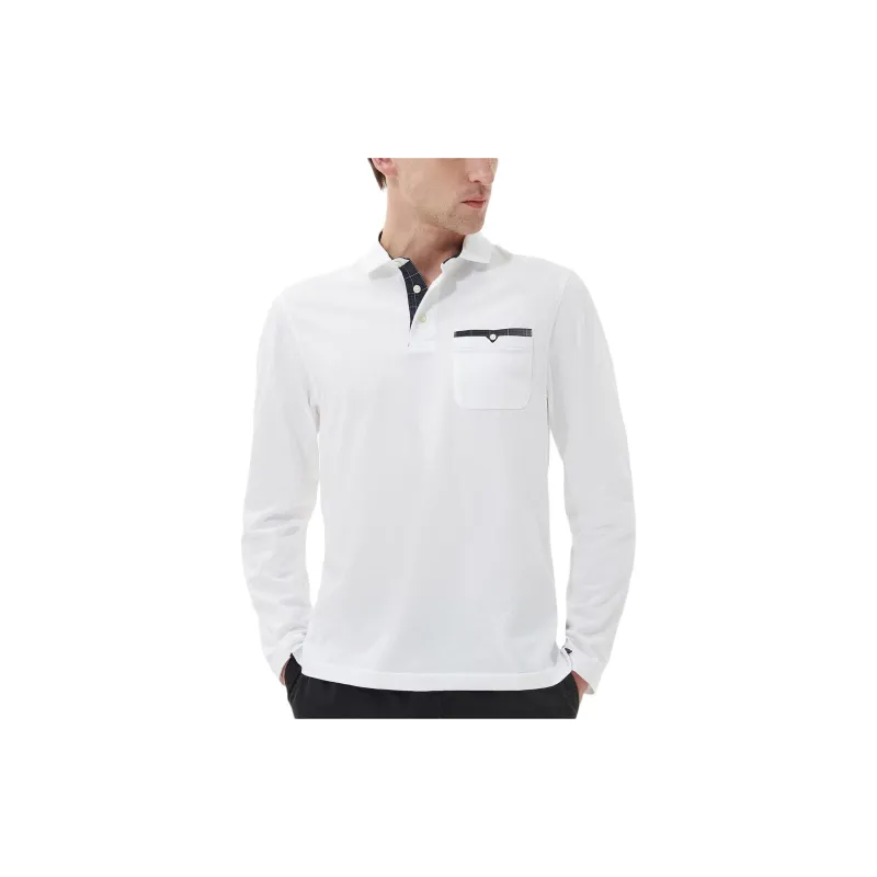 BARBOUR Barbour Corpatch Polo Shirt Polo Shirt Men's White-2