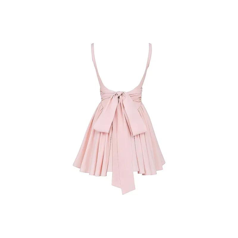 HOUSE OF CB Florianne Slip Dresses Women's SOFT PEACH/Honey Peach Color-7
