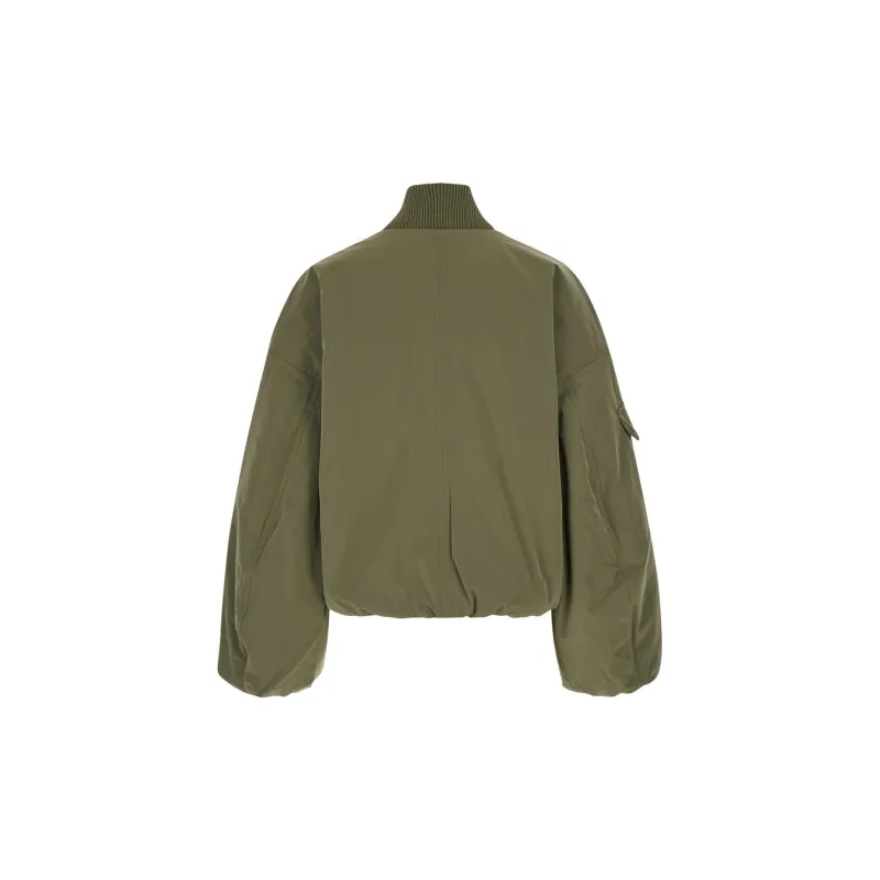 GANNI Drop Shoulder Bomber Jacket-1