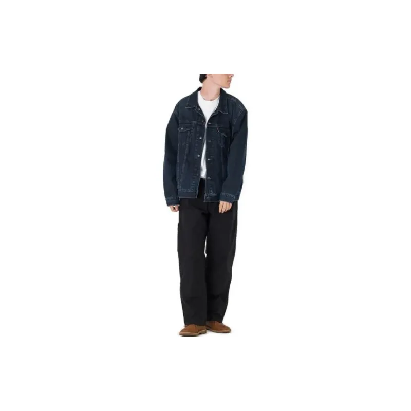 Levis Jackets Coats Men's Dark Blue-5