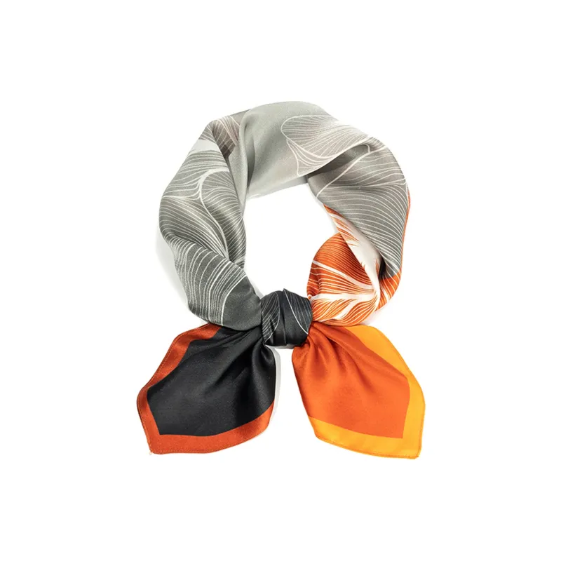 Shanghai Story 100% Mulberry Silk Silk Scarves Women's Patch Bamboo Leaf Flower Gift Box Set-71