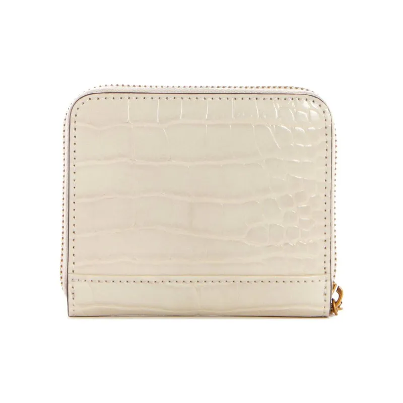GUESS Artificial Leather Wallet Small Size Women's Gray White-1