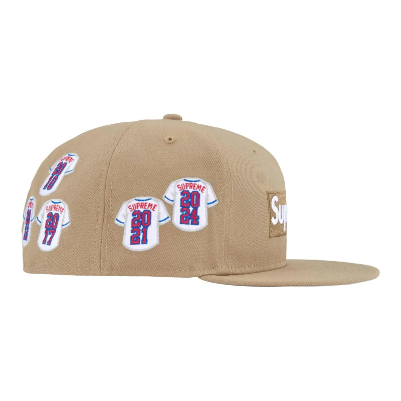 Supreme Jerseys Box Logo New Era Fitted Hat-2