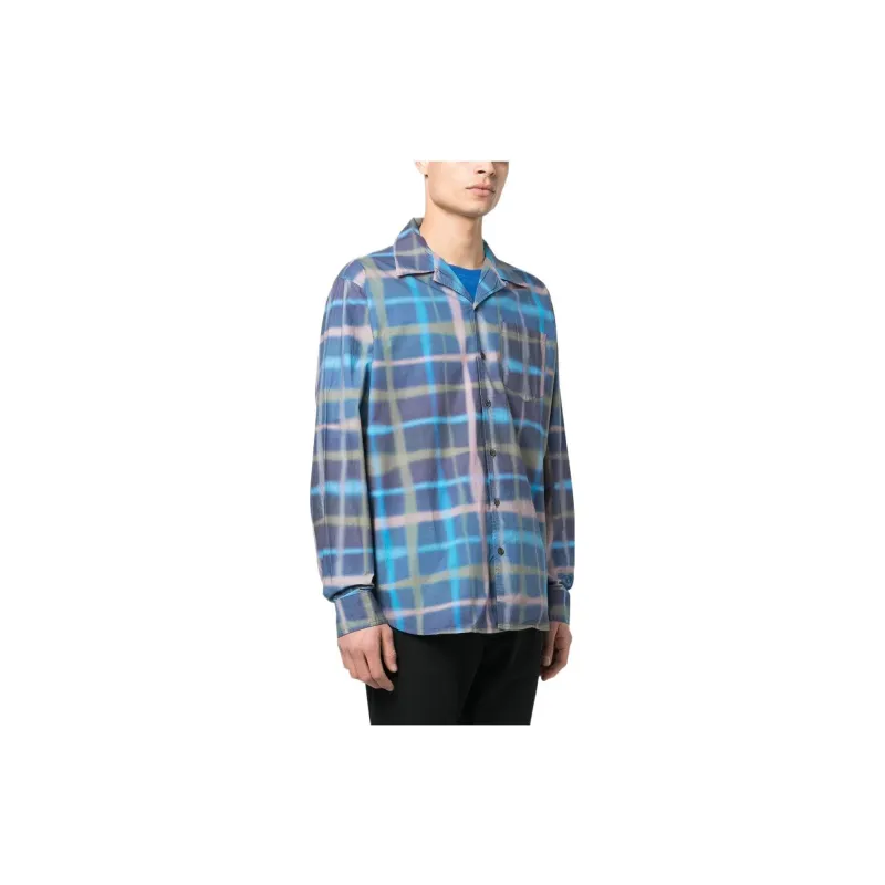 DIESEL Shirts Men Blue-2