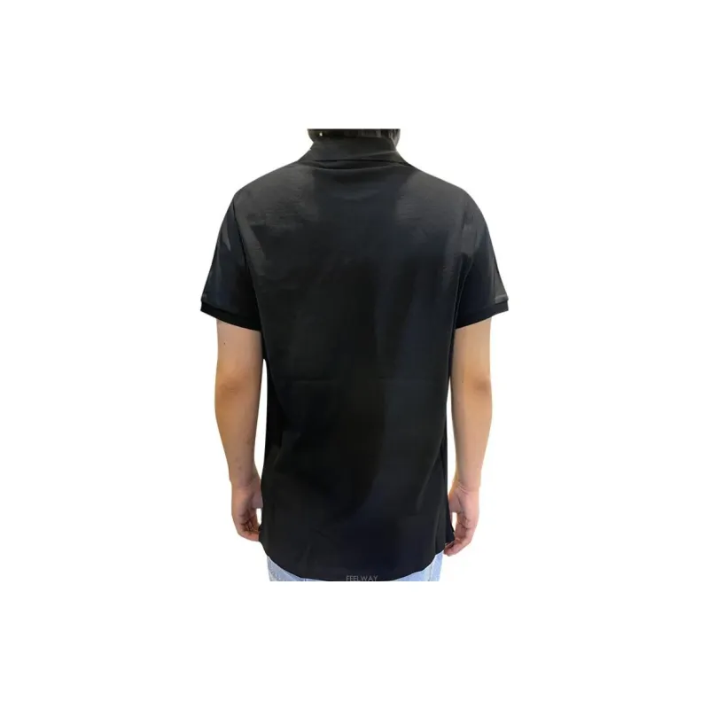 Moncler Polo Shirts Men Black-3
