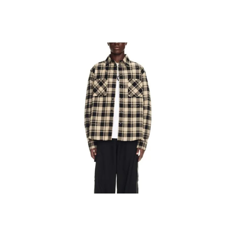 OFF WHITE Checked Long Sleeved Shirt-1