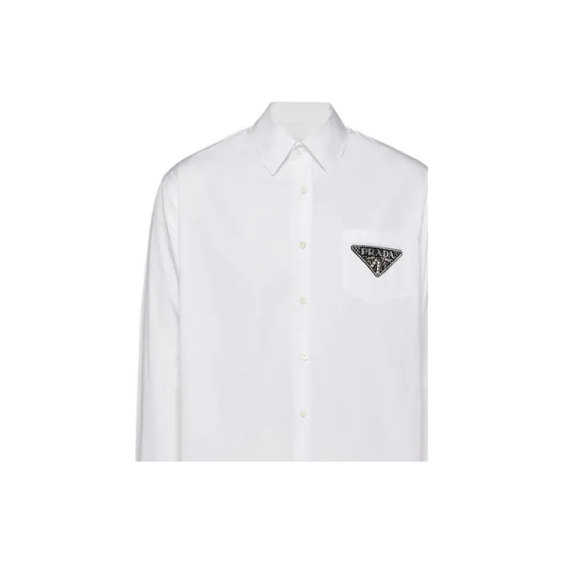 PRADA Shirts Men White-4