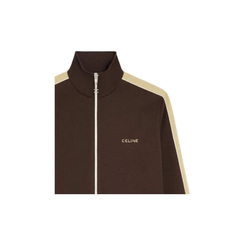 CELINE FW23 Jackets Coats Men's Brown-6