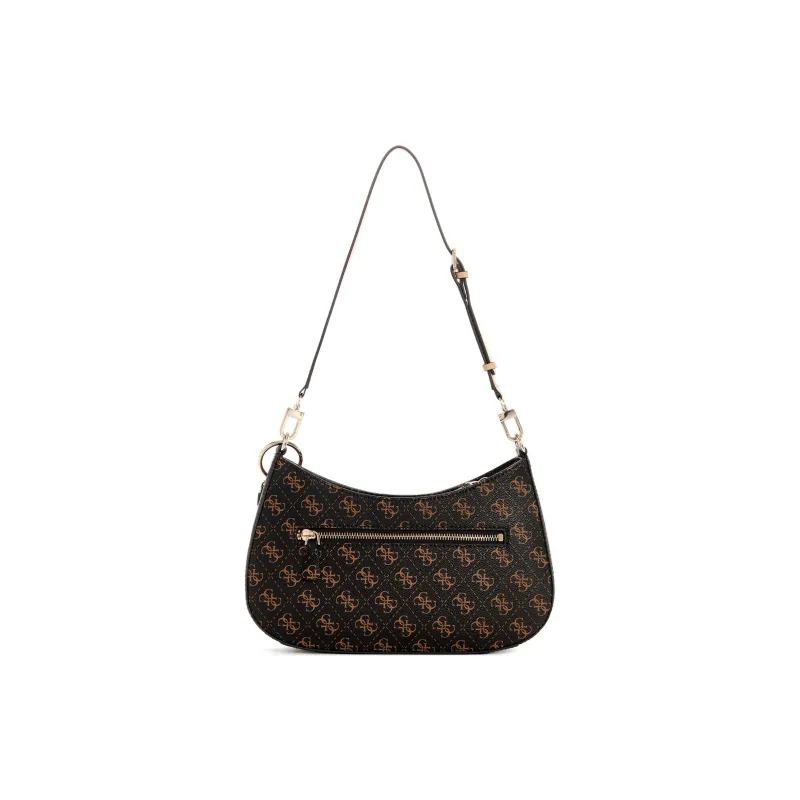GUESS Artificial Leather Shoulder Bag Women's Brown-2