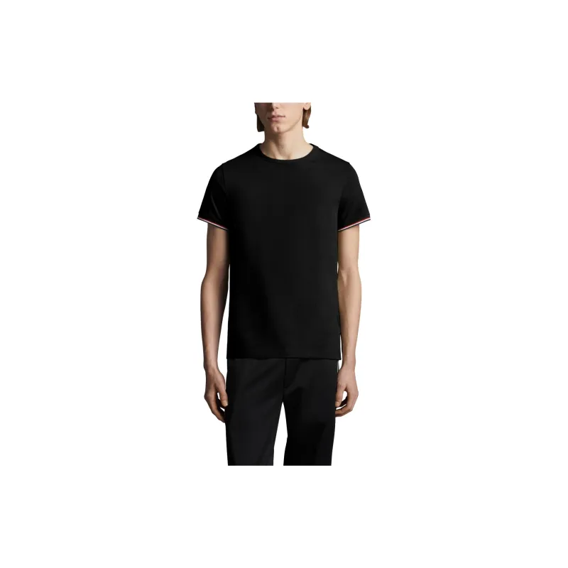 Moncler SS24 T Shirts Men Black-1