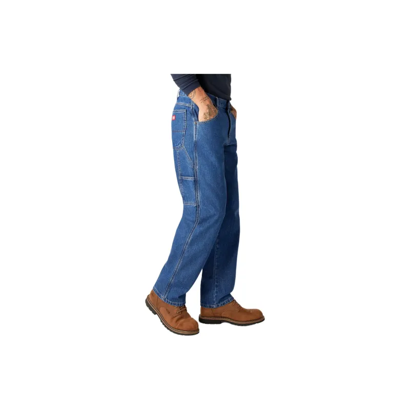 Dickies Jeans Men's Stone-Washed Indigo-3