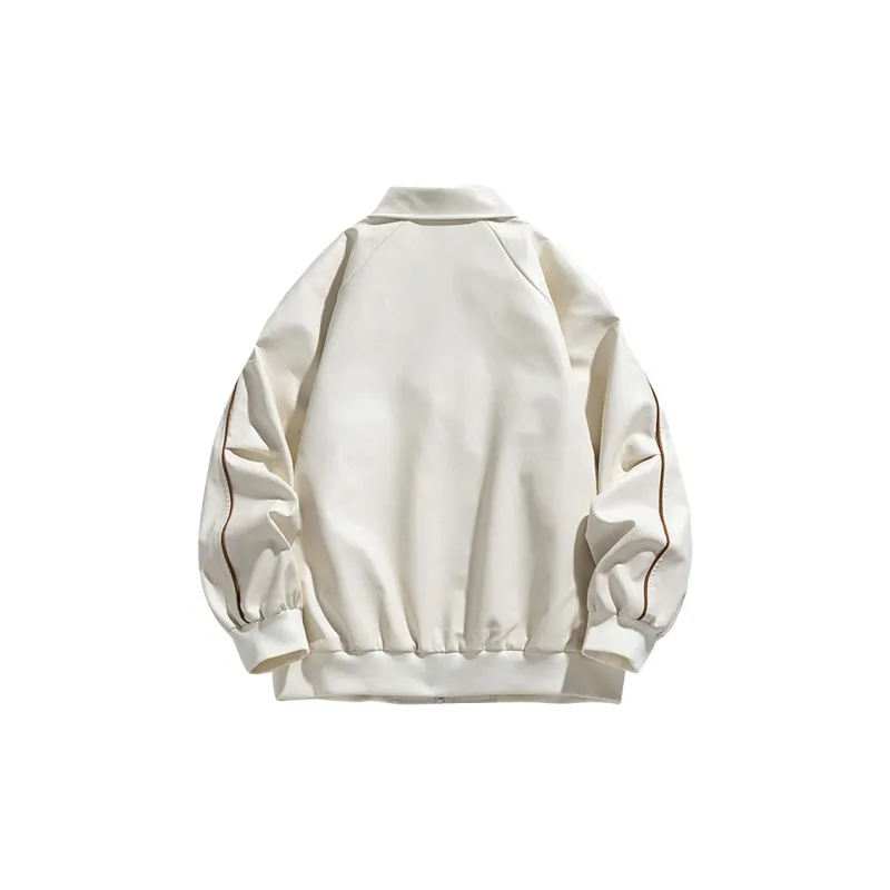 MASGLO Leather Jacket Spring And Fall Season Unisex-1