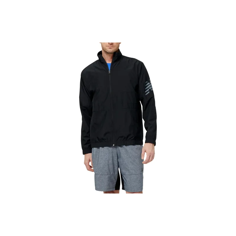 New Balance Jackets Men Black-3